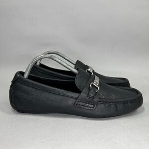 Cole Haan Bit Loafers Men's Size 8 Black Leather Slip On Driving Loafer Shoes